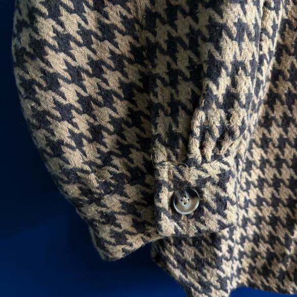 White Birch Houndstooth Blazer in Black and Tan Jacket Shirt Size XL - Picture 8 of 8